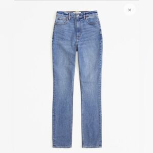 Abercrombie Ultra High Rise 90s Slim Straight Jean, Size 28R